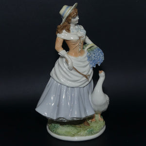 RW4566 Royal Worcester Pastoral Collection figure | Goose Girl | Ltd Ed