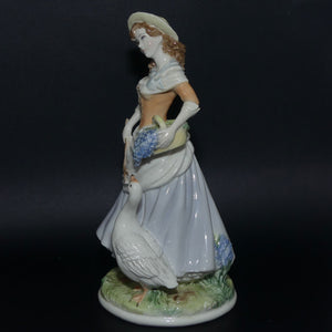 RW4566 Royal Worcester Pastoral Collection figure | Goose Girl | Ltd Ed