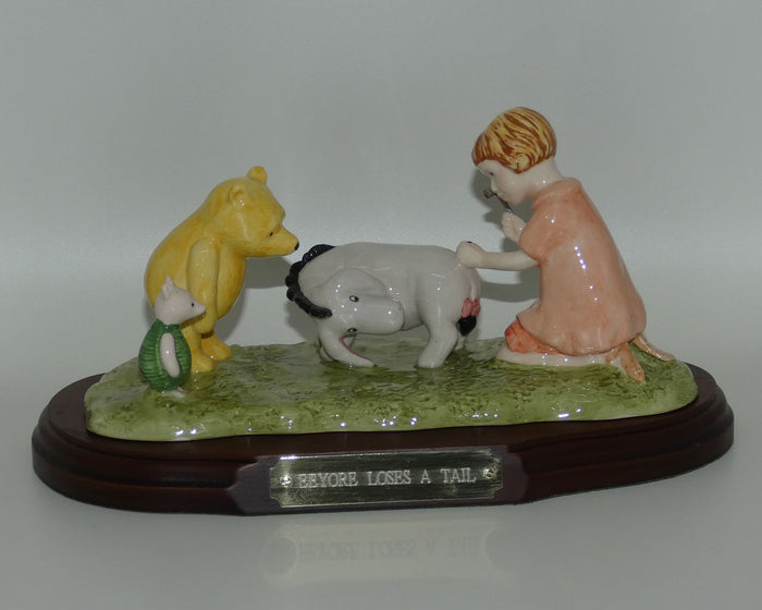 WP15 Royal Doulton Winnie the Pooh figure | Eeyore Loses a Tail Tableau