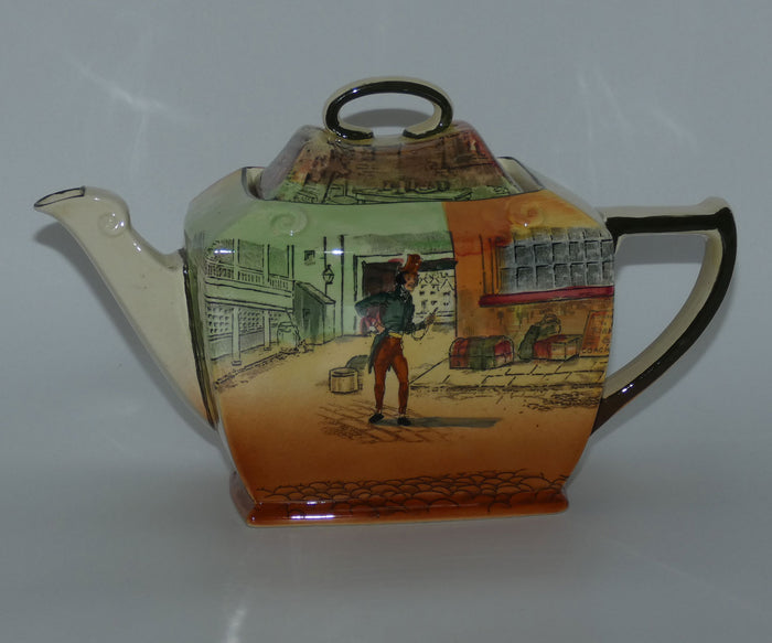 Royal Doulton Dickens Alfred Jingle Friar shape teapot D5175