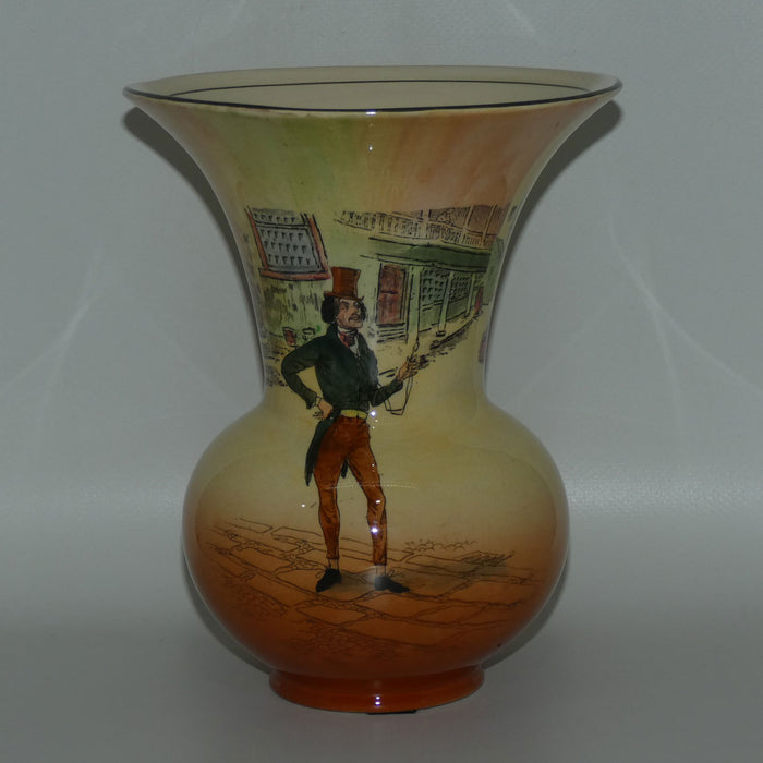Royal Doulton Dickens Alfred Jingle trumpet vase D5175