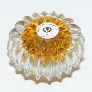 john-deacons-scotland-millefiori-pansy-paperweight-amber-ribbed