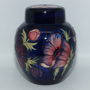 Moorcroft Anemone Blue 769/8 ginger jar