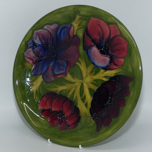Walter Moorcroft Anemone 783/10 plate | Green