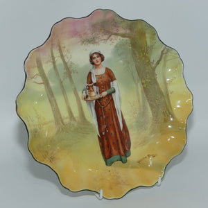 Royal Doulton Shakespearean Anne Page Stafford shape plate E7267