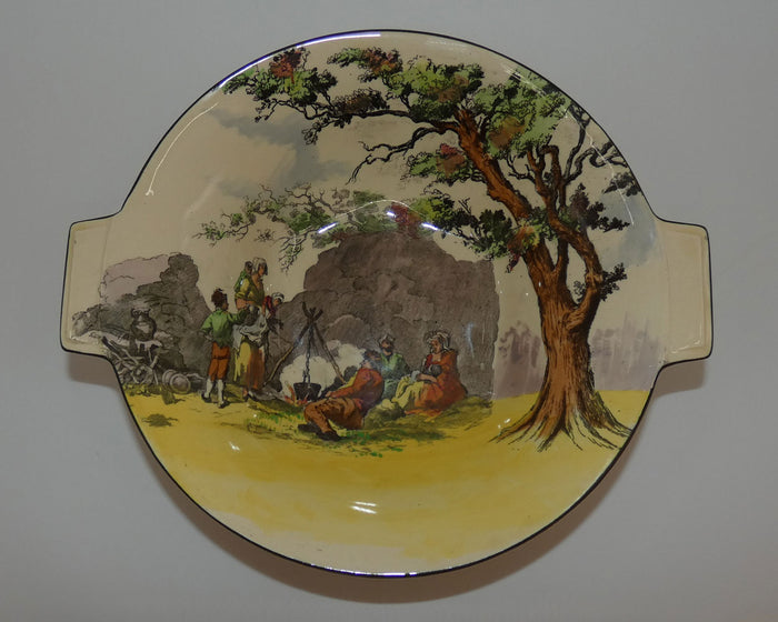 Royal Doulton Gleaners and Gypsies Art Deco bowl