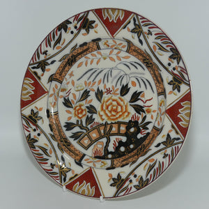 Masons | Ashworth Ironstone Aesthetic Traditional Red and Black floral plate c.1875