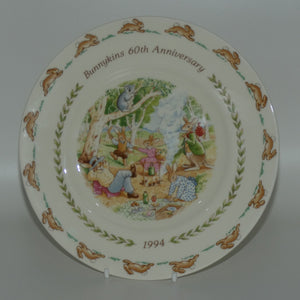 Royal Doulton Bunnykins Tableware Bunnykins 60th Anniversary 1994 Australiana plate