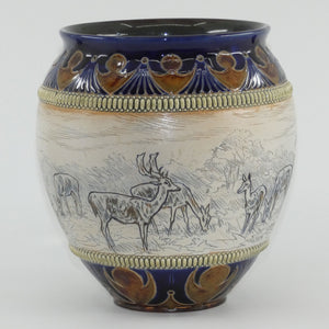 doulton-lambeth-hannah-barlow-stoneware-jardinire-with-deers-and-stags