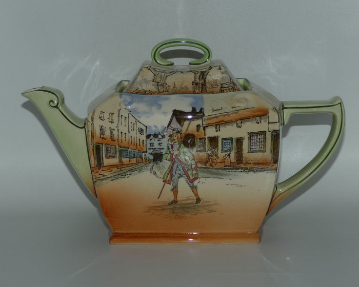 Royal Doulton Dickens Barnaby Rudge Friar shape teapot D2973