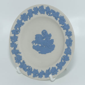 Wedgwood Jasper | Pale Blue On White | Aurora miniature plate