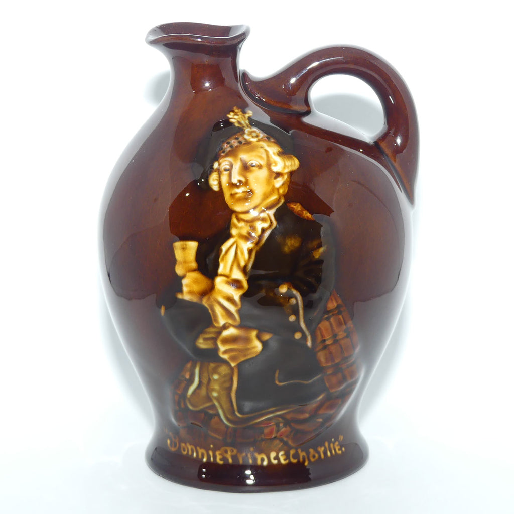 Royal Doulton Kingsware Bonnie Prince Charlie flask