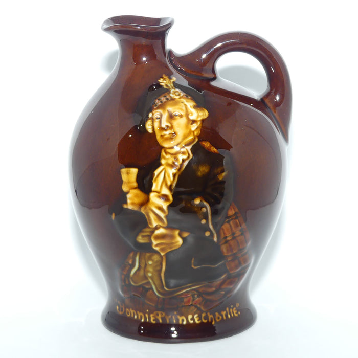 Royal Doulton Kingsware Bonnie Prince Charlie flask | no stopper