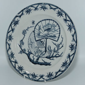 btp-co-bovey-tracey-pottery-fan-pattern-japanese-aesthetic-plate