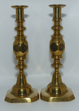 edwardian-brass-candle-sticks-good-luck-rise-and-fall