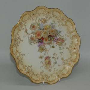 doulton-burslem-floral-plate-with-gilt-tubelining-1