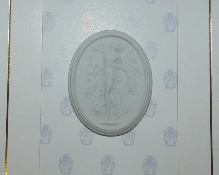 Wedgwood Jasper | Cameo Collectors Card #1 | White Oval cameo