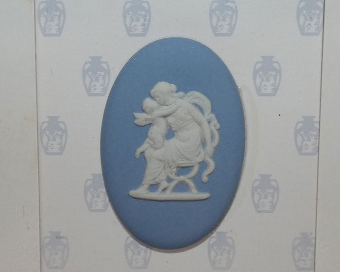 Wedgwood Jasper | Cameo Collectors Card #3 | White on Pale Blue cameo