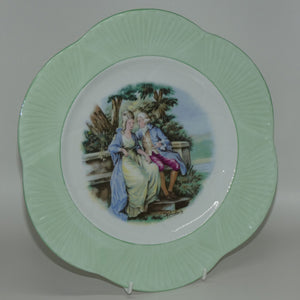 shelley-england-courting-scene-cameo-plate-green-border-dainty