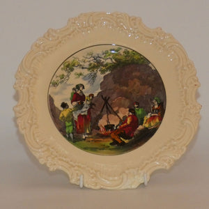 royal-doulton-gleaners-and-gypsies-impressed-border-plate-d5003-campfire