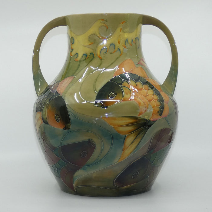 Moorcroft Carp 5/13 handled vase