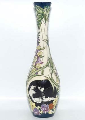 Moorcroft Cat Nap | Tabby Cat 84/12 vase | LE 11/30