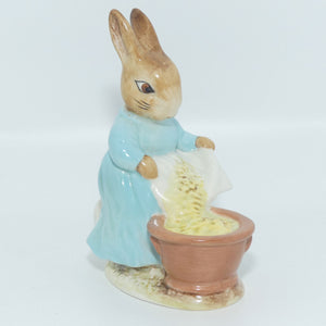 Beswick Beatrix Potter Cecily Parsley | Head Down | BP2a Gold Oval