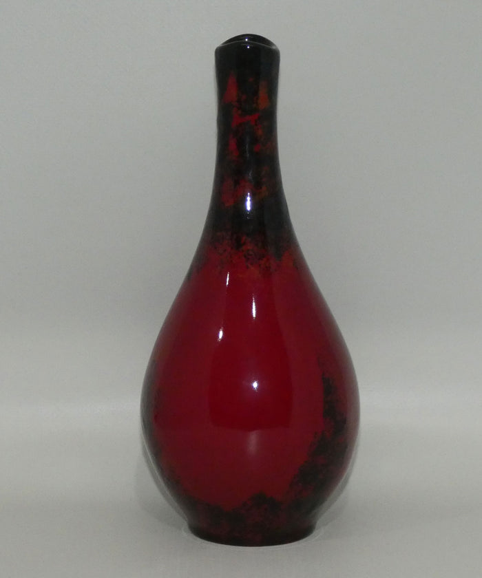 Royal Doulton Flambe bottle vase Centenary 1904 - 2004