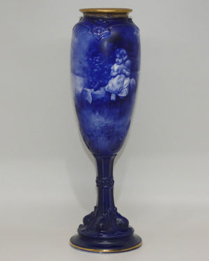 royal-doulton-blue-childrens-chalice-vase-girl-with-baby-crying