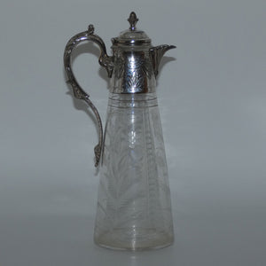 late-victorian-narrow-etched-claret-jug-with-plated-mounts