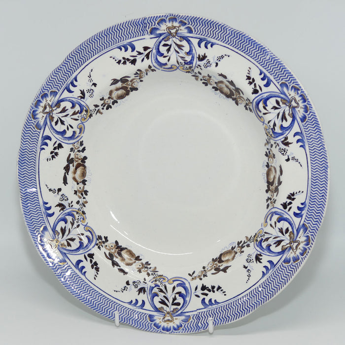 Copeland and Garrett New Fayence Blue and White bowl #2 | c.1833 - 1847 | Regency era