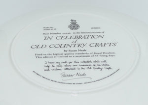 Royal Doulton In Celebration of Old Country Crafts | Susan Neale | Bradex 26 R62 35.13 plate 