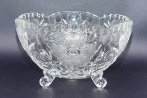 vintage-crystal-floral-pattern-tri-footed-bowl-wavy-rim