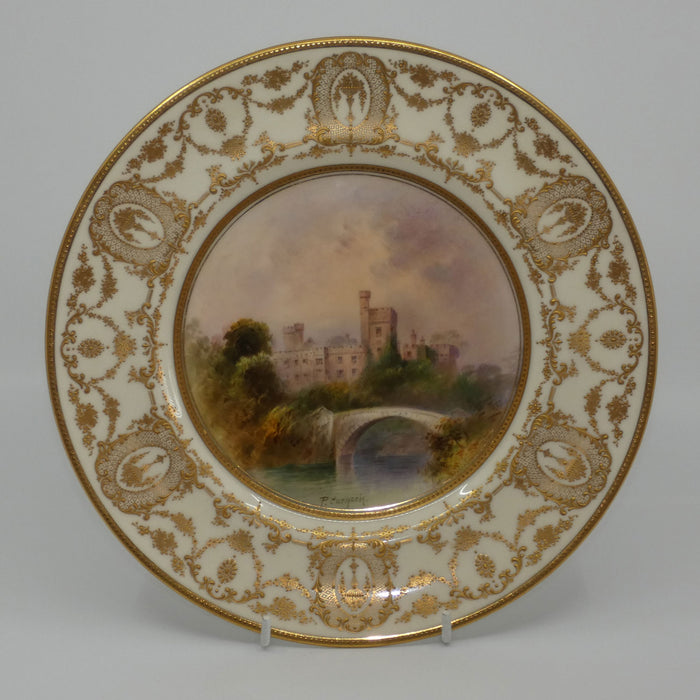 Royal Doulton hand painted Lismore Castle plate (Curnock)