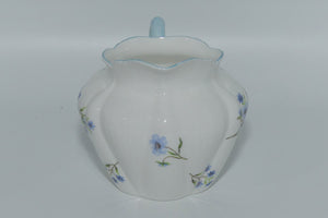 Shelley Dainty Shape Blue Rock milk jug and sugar bowl | 13591