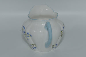 Shelley Dainty Shape Blue Rock milk jug and sugar bowl | 13591