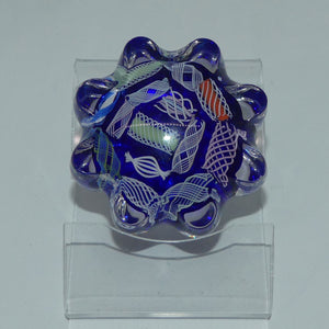 john-deacons-scotland-latticino-daisy-miniature-paperweight-blue