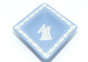 Wedgwood Jasper | White on Pale Blue | Diamond Shape Muse tray | boxed