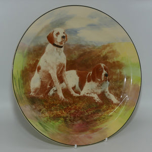 Royal Doulton seriesware Dogs plate | #6 Two Pointers D5781