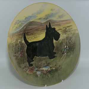 Royal Doulton seriesware Dogs plate | #2 Scottish Terrier D5386