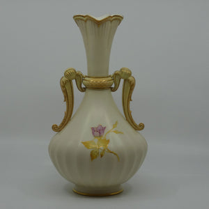 royal-worcester-blush-ivory-hand-painted-and-gilt-handled-vase-depicting-dogwood-roses