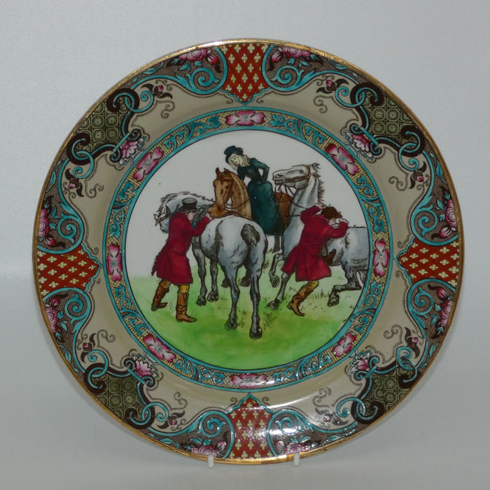 Royal Doulton Hunting Thomson A plate D2215: The meet...