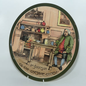 Royal Doulton Dr Johnson at the Cheshire Cheese charger D5911