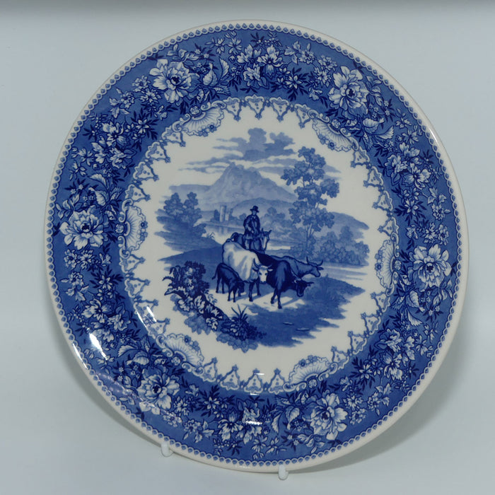 Wedgwood Queens Ware | Blue and White Collection plate | The Drover