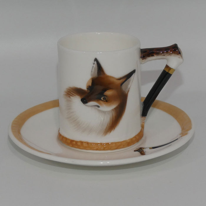 Royal Doulton Reynard the Fox coffee cup and saucer H4927 | Fox Head Turned