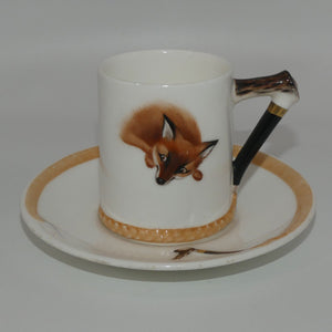 royal-doulton-reynard-the-fox-coffee-cup-and-saucer-h4927-fox-lying-handpainted-h4927