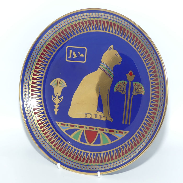 Franklin Mint | Treasures of the Pharaohs plate | Egyptian Cat