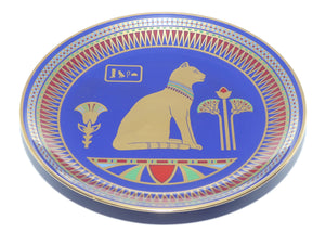 Franklin Mint collector plate from the Treasures of the Pharaohs series | Egyptian Cat | by Roushdy Iskander Garas