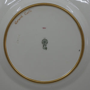 royal-doulton-hand-painted-gilt-warwick-castle-plate-evans