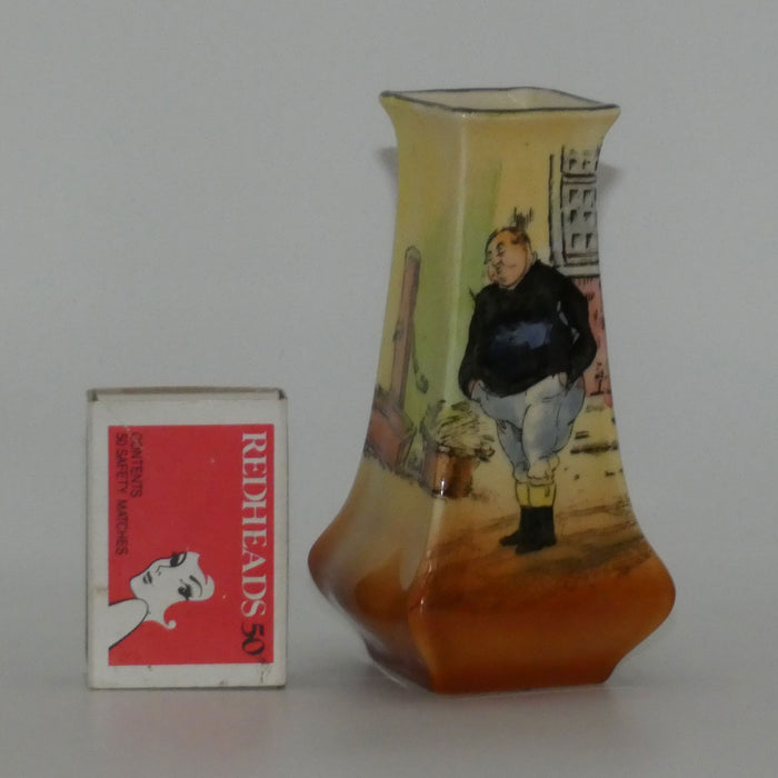 Royal Doulton Dickens Fat Boy small flaired vase D5175